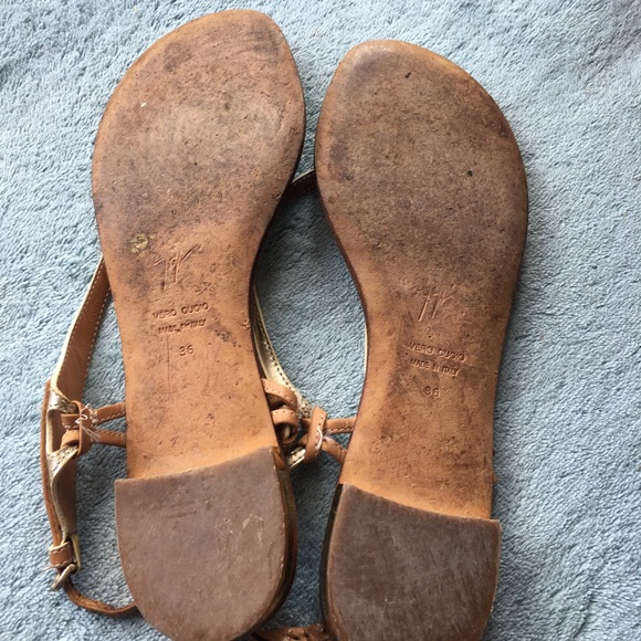 $35❗️Giuseppe Zanotti Leather Sandals❗️SALE - Picture 7 of 8